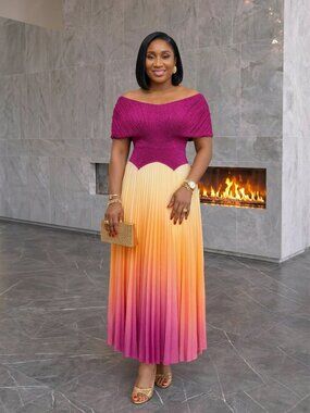 Lisa Skirt Set - Pink